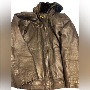 Ben-Z Leather Bomber Jacket